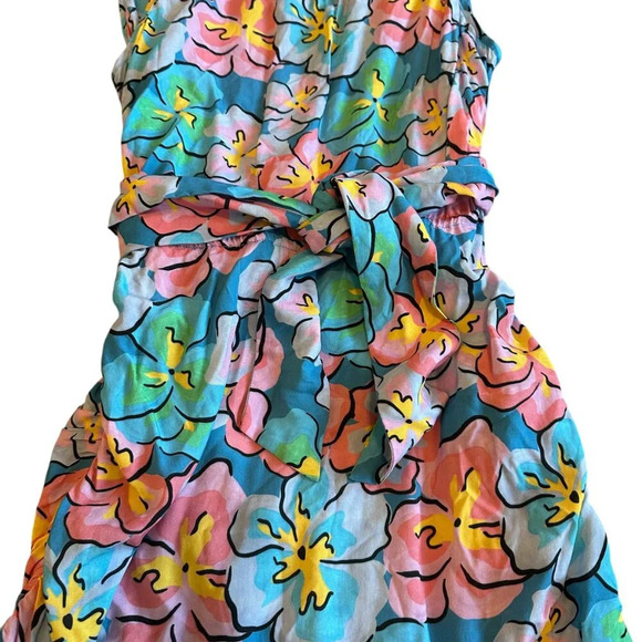 For Love And Lemons | Floral Wrap Mini Dress | S - Picture 10 of 12